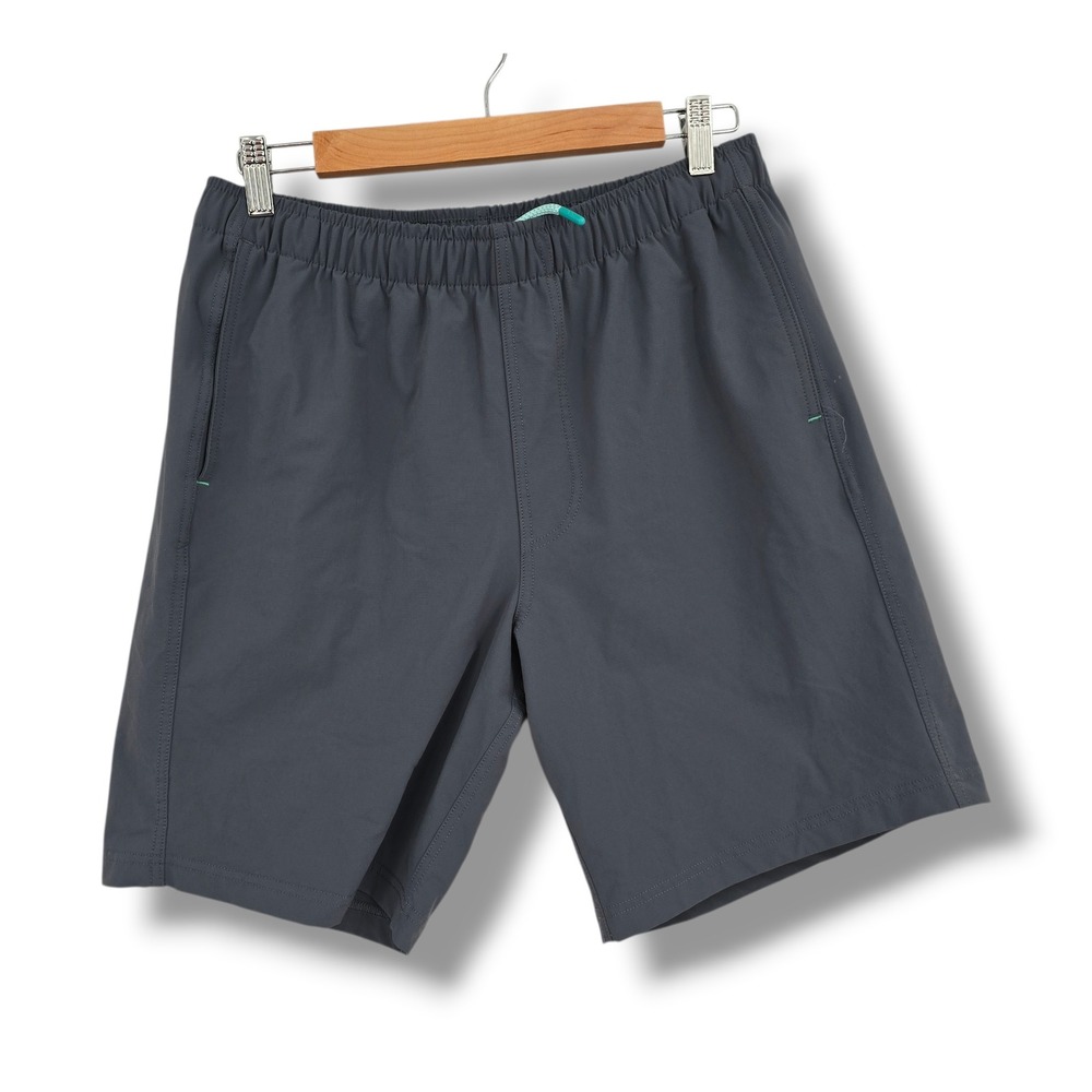 Myles Apparel Everyday Shorts Mens Medium Gray Standard Fit Stretch Activewear